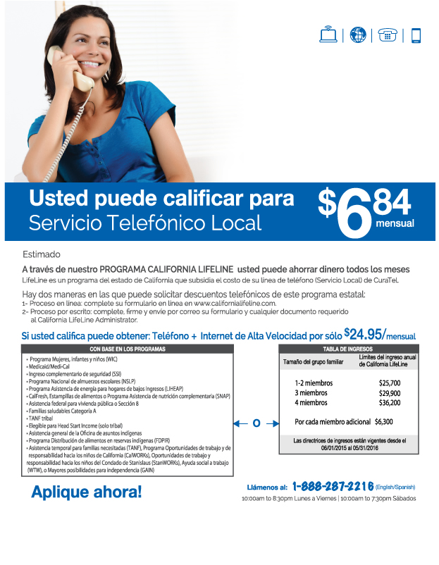 Home Phone Service $6.81 month